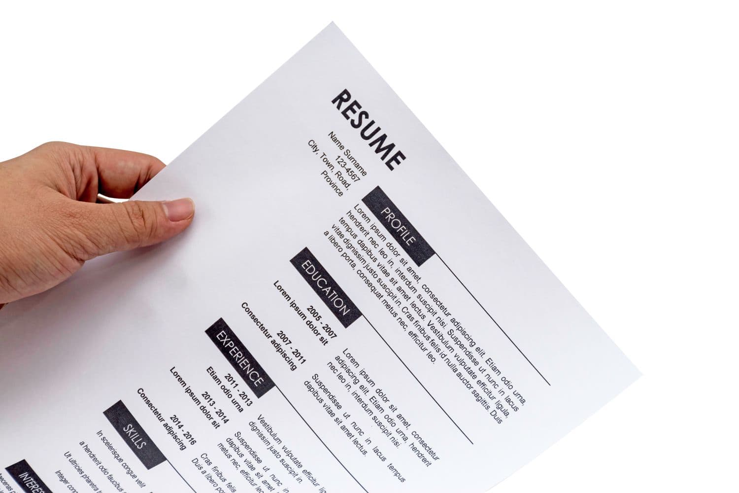 The Role of Resumes in the Modern Job Market